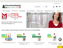 Tablet Screenshot of natursteinpflege24.de